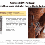 Cilindro 11 kW PC110XE einschliesslich eines digitalen Harvia Xenio Bedienfelds iglu