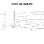 Extern Wasserhahn für Terrasse Whirlpool
