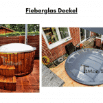 Fieberglas Deckel für Terrasse Whirlpool