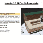 Harvia 20 PRO CE Zeichen 2BImSCHV Schornstein für rechteckige Sauna