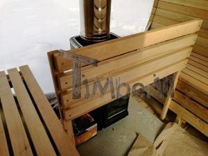Sauna Fass Mit Vorraum Und Holzofen 2 M (22)